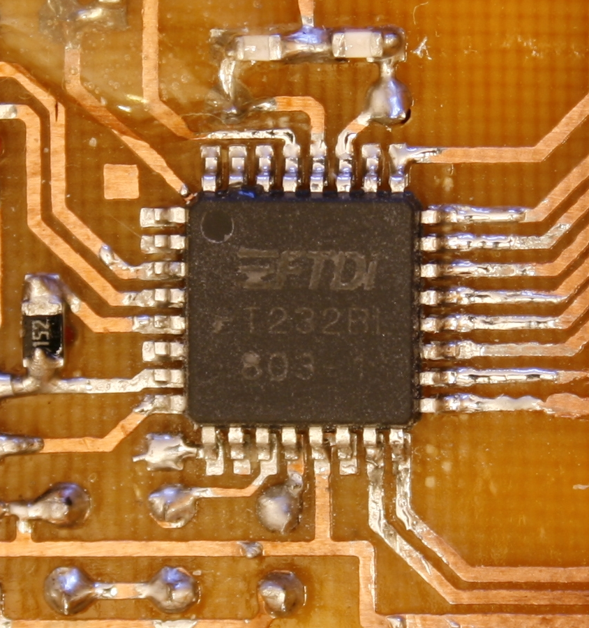 A QFP32 chip