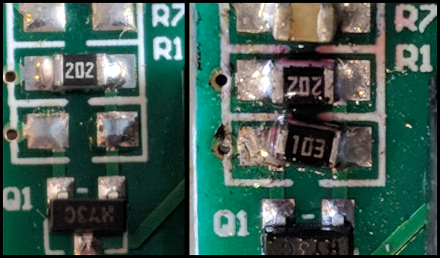 Adding a pull-down to the relay-controlling transistor