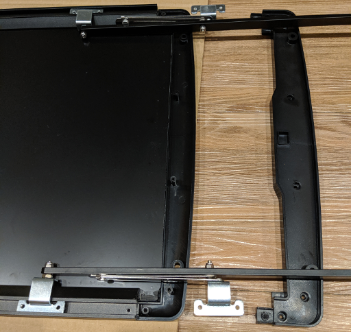 Removing the rear stand from a panel