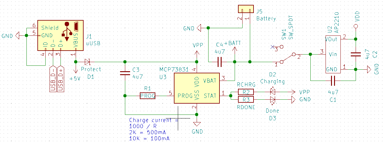 Battery charge circuit