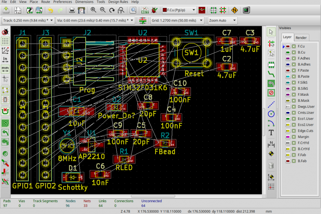 Your Own Hardware: Using KiCAD to Design a Minimal STM32 Development ...